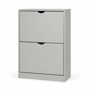Szürke billenő ajtós cipőtartó 50x82x24 cm Stelo – Bonami Essentials kép