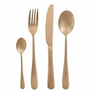 Aranyszínű rozsdamentes evőeszköz készlet 16 db-os Posate Old - Brandani kép