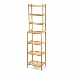 Natúr színű bambusz fürdőszobai polcos állvány 40x154 cm Skaren – Bonami Essentials kép