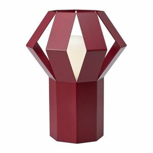Piros fém asztali lámpa fém búrával (magasság 27 cm) Octa – Markslöjd kép