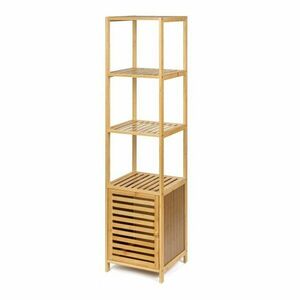 Natúr színű bambusz fürdőszobai polcos állvány 35x140 cm Auren – Bonami Essentials kép