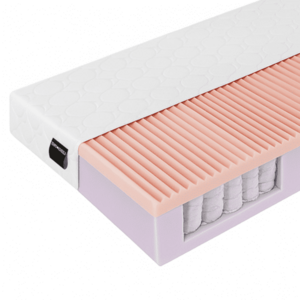 Feltekert matrac, táskarugós, 22 cm, 80x200 cm, CLOUD kép