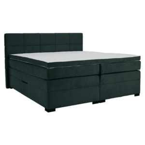 Boxspring ágy, 160x200, zöld, APRIL kép