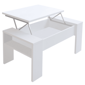 Dohányzóasztal, fehér, PULA kép