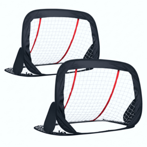 Futballkapu, 2 db-os szett, fekete, EXIT kép