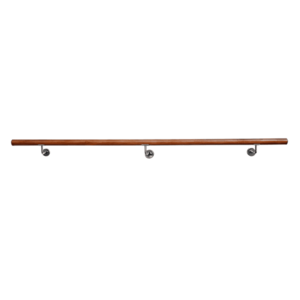 Fogantyú/korlát, tömör fa, barna, 250 cm, MANEL TYP 4 kép