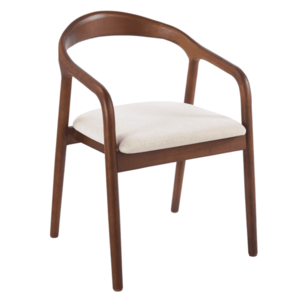 Szék, tömör fa, dió/bézs, ARDET kép