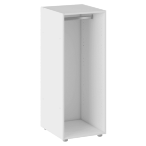 Nyitott ruhásszekrény, fehér, JAMES TYP 2 kép