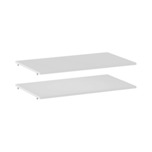 Polcok, 2 db-os szett, fehér, JAMES TYP 4 kép