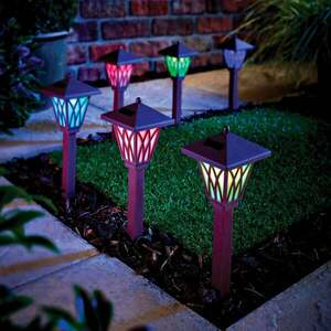 6 db szolár állólámpás szettben kép