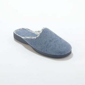 Frottír papucs virágos díszítéssel kép