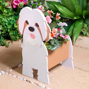 Shih Tzu virágcserép kép