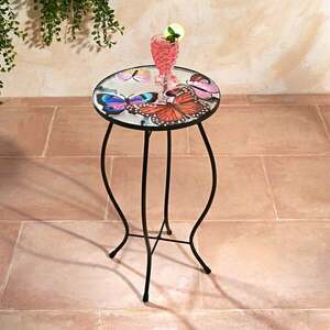 Üvegasztal "Pillangók" kép