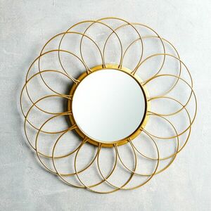 Fali tükör "Virág" kép