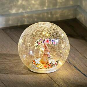 LED-es üveggömb nyuszival kép