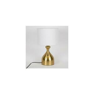 Eurolamp Asztali lámpa 1xE27/40W/230V fehér/arany 757 kép