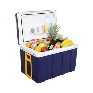 Kerekes hűtőláda 60W/230/12V 50 l kék/sárga 07126 kép