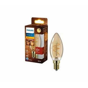 Dimmelhető LED izzó VINTAGE Philips B35 E14/2, 7W/230V 1800K 872110304889900 kép