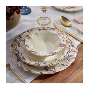 24 darabos, élénk színű porcelán étkészlet 520ZNO1103 kép
