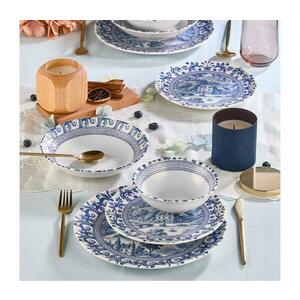Étkészlet 24 db fehér/kék/porcelán 430KSV6126 kép