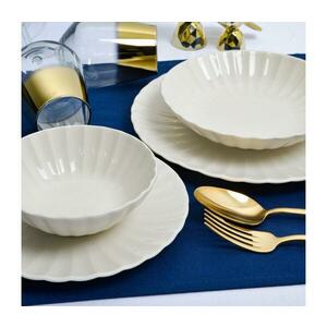 24 részes fehér porcelán étkészlet 858CMR1324 kép