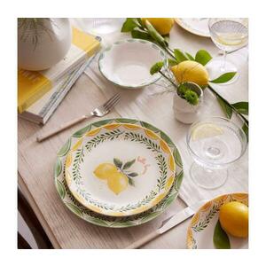 24 darabos porcelán étkészlet sárga/fehér/zöld 710KTP3120 kép