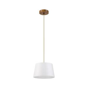 AIDA kábeles csillár 1xE27/60W/230V átm. 25 cm tölgy/barna/fehér LM kép