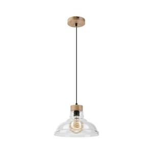 SINGLE függőlámpa kábellel, 1xE27/60W/230V, átm. 28 cm, tölgy LM kép