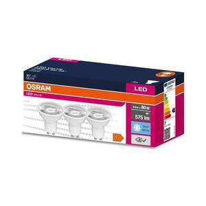 KÉSZLET 3x LED Izzó PAR16 GU10/6, 9W/230V 4000K kép