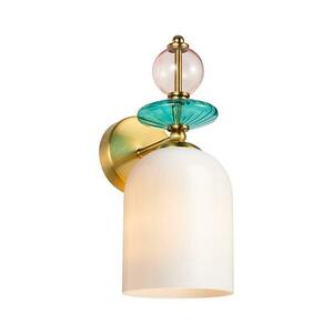 Light Prestige Fali lámpa TROPEA 1xE27/15W/230V arany/füstös rózsaszín/kék/fehér LP kép
