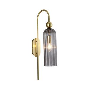 Light Prestige Falilámpa PIEGA 1xE14/40W/230V sárgaréz/füstfekete LP kép