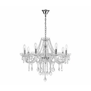 Light Prestige CRISTALLO láncos csillár 8xE14/60W/230V fényes króm LP kép