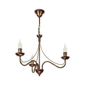 Láncos csillár ANTON 3xE14/15W/230V bronzszínű LM kép