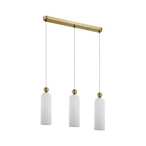 Light Prestige PIEGA kábeles csillár 3xE14/40W/230V sárgaréz/fehér LP kép