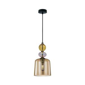 Light Prestige Kábeles TROPEA függőlámpa 1xE27/15W/230V fekete/füstszínű bézs/rózsaszín LP kép