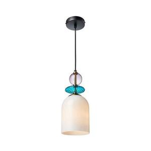 Light Prestige Kábeles TROPEA függőlámpa 1xE27/15W/230V fekete/füstös lila/kék/fehér LP kép