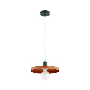 Zsinóros csillár LITO 1xE27/15W/230V rézszínű/zöld 61538 kép