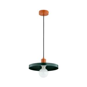 Kábeles függőlámpa LITO 1xE27/15W/230V zöld/réz 61536 kép