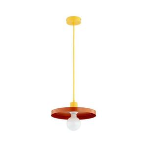 LITO zsinóros függőlámpa 1xE27/15W/230V réz/sárga 61539 kép