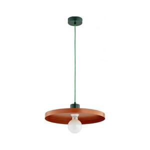 Kábeles csillár ETERI 1xE27/15W/230V rézszínű/zöld 61530 kép
