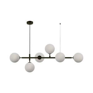 Light Prestige ALISA kábeles csillár 6xE14/40W/230V fekete LP kép