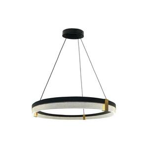 Light Prestige LED csillár kábelen TRIANGLE LED/40W/230V 3000/4000/6000K átm. 60 cm fekete LP kép