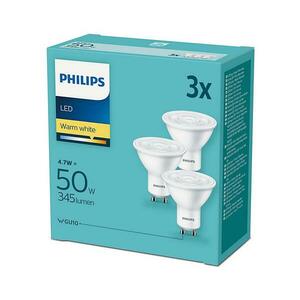 KÉSZLET 3x LED Izzó Philips GU10/4, 7W/230V 2700K 8718699635190 kép