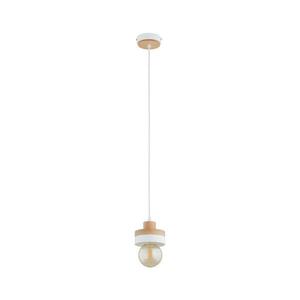 LARSO függőlámpa kábellel 1xE27/15W/230V fehér/bézs 61541 kép