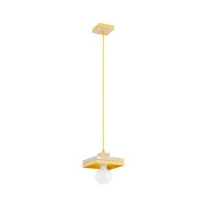MIKO kábeles függőlámpa 1xE27/15W/230V sárga/bézs 61591 kép