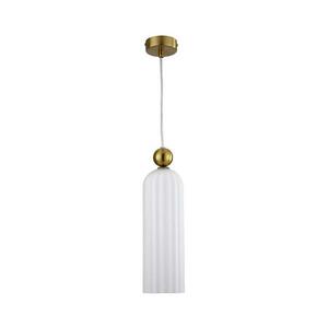 Light Prestige PIEGA kábeles függőlámpa 1xE14/40W/230V sárgaréz/fehér LP kép