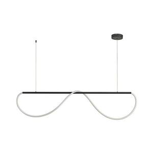 Light Prestige LED csillár kábelen MELECA LED/36W/230V 3000/4000/6000K 160 cm fekete LP kép