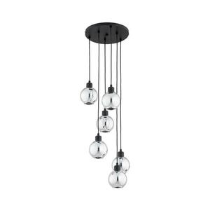 ARVENE kábeles csillár 5xE27/15W/230V fekete/fényes króm 63417 kép