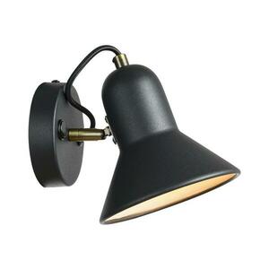 Light Prestige Fali spotlámpa ASTAMA 1xE27/40W/230V fekete/sárgaréz LP kép