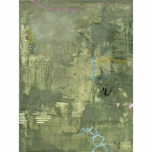 Kézzel festett vászon kép 88x118 cm Green Petite – Malerifabrikken kép